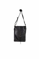 WHIP STITCH BLACK HANDBAG