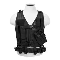 Vism Tactical Vest Black-XS-Sm | 814108019273
