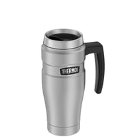 Thermos 16 oz. Stainless Steel Travel Mug Silver | 041205701149