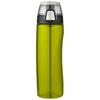 Thermos 24oz BPA Free Plastic Hydration Bottle w Meter Green | 041205679028
