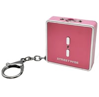 Streetwise Square Off 26m Keychain Stun Gun Pink | 793831020766