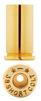 Starline Brass 38SCEUP100 Unprimed Cases  38 Short Colt Handgun Brass 100 Per Bag | 810742025977