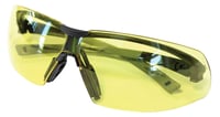 Birchwood Casey 43122 Skyte Shooting Glasses Free-Floating Yellow Lens with Black Frame  Rubber Nose Piece for Adults | 029057431223