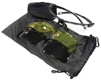 Birchwood Casey 43453 Convert Three Lens Kit Polycarbonate Clear, Yellow, Smoke Lens with Black Frame  Rubber Nose Piece for Adults | 029057434538
