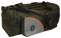 Bob Allen BA450 Club Range Bag Black with Gray Panel Ripstop Nylon with Padded Interior, Protection Pockets, Mag Loops  Wraparound Handles 18 Inch x 10 Inch x 10 Inch Exterior Dimensions | 617867122358