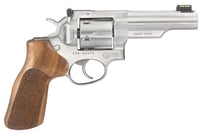 Ruger 1775 GP100 Match Champion 10mm Auto 6rd 4.20 Inch Satin Stainless HalfLug Barrel, Cylinder  Frame, Hogue Stippled Hardwood Grip, Transfer Bar Safety | 10mm | 736676017751