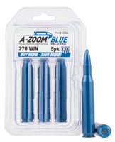 A-ZOOM METAL SNAP CAP BLUE .270 WIN 5-PACK  | .270 WIN | 666692123245
