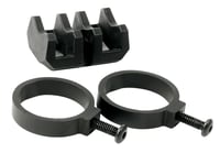 Magpul MAG614-BLK Light Mount V-Block and Rings  Black Anodized Aluminum/Polymer | 873750002293