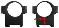 CZUSA 40010 Scope Ring Set  CZ550/557 Dovetail Low 1 Inch Tube Matte Black Aluminum | 806703400105