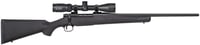 Mossberg 28053 Patriot  7mm08 Rem Caliber with 51 Capacity, 22 Inch Fluted Barrel, Matte Blued Metal Finish  Black Synthetic Stock Right Hand Full Size Includes Vortex Crossfire II 39x40mm Scope | 7mm08 REM | 015813280532
