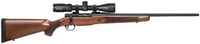 Mossberg 28057 Patriot  22250 Rem Caliber with 51 Capacity, 22 Inch Fluted Barrel, Matte Blued Metal Finish  Walnut Stock Right Hand Full Size Includes Vortex Crossfire II 39x40mm Scope | .22.250 REM | 015813280570