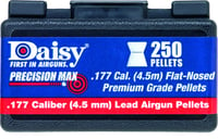 Daisy 990257512 PrecisionMax Premium 177 Lead Flat Nose 250 Per Box  | .177 PEL | 039256002575