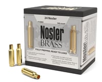 Nosler 10085 Premium Brass Unprimed Cases 24 Nosler Rifle Brass/ 100 Per Box | 054041100854 | Nosler | Reloading | Brass 