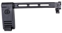Sig Sauer PCBXFOLDBLK Stabilizer Brace  made of Black Synthetic mounted via 1913 Picatinny Rail for Sig MCX, MPX | 798681600267