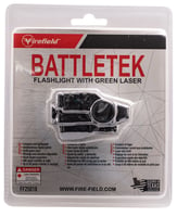Firefield FF25018 BattleTek w/Laser 150 Lumens/5mW Output White LED Light Green Laser 50 yds Day/600 yds Night Beam Picatinny/Weaver Mount Matte Black Polymer | 812495025532