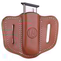 1791 Gunleather MAG11CBRA MAG1.1 Single Mag Holster Classic Brown Leather Belt Slide Compatible w/ Single Stack Ambidextrous | 816161021491