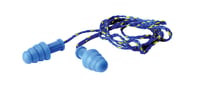 WALKERS EAR PLUGS BRAIDED CORD RUBBER 27dB BLUE 1-PAIR | 888151014653