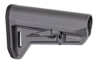 Magpul MAG626-GRY MOE SL-K Carbine Stock Stealth Gray Synthetic for AR-15, M16, M4 with Mil-Spec Tube Tube Not Included | 840815103066