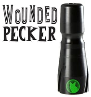 Predator Tactics 97507 Wounded Pecker  Closed Call Woodpecker Sounds Attracts Predators Black Polycarbonate | 640265975073