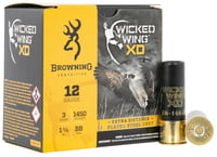 Browning Ammo B193411230 Wicked Wing XD  12 Gauge 3 Inch 1 1/4 oz BB Shot 25 Per Box/ 10 Case | 020892023130