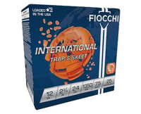 Fiocchi 12IN2475 Exacta Target International Trap  Skeet 12Gauge 2.75 Inch 24gram 7.5Shot 25 Per Box/10 Case | 762344700335