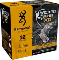 Browning Ammo B193411233 Wicked Wing XD  12Gauge 3 Inch 1 1/4oz 3Shot 25 Per Box/10 Case | 020892024342