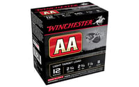 Winchester AA Target 12 ga 2 3/4 Inch 2 1/2 dr 1 1/8 oz 8  - 25/box  | 12GA | 020892004429