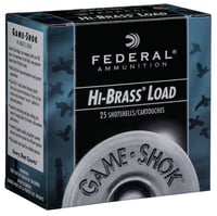 Federal H1264 GameShok Upland HiBrass 12 Gauge 2.75 Inch 1 1/4 oz 4 Shot 25 Bx/ 10 Cs | 12GA | 029465001384