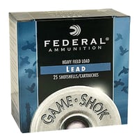 Federal H1236 GameShok Upland Heavy Field 12 Gauge 2.75 Inch 1 1/8 oz 6 Shot 25 Bx/ 10 Cs | 12GA | 029465002060