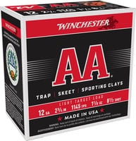 Winchester Ammo AA1285 AA Light Target 12Gauge 2.75 Inch 1 1/8oz 8.5Shot 25 Per Box/10 Case  | 12GA | 020892015333