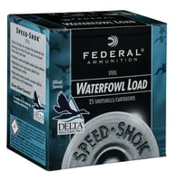 SPEED SHOK 12GA 3IN 11/4OZ BB BX/25Speed Shok 12 Gauge, 3 Inch, BB, 11/4 Oz Improved loads Fastburning, clean propellant leaves drastically less residue in the barrel and action Highperformance primer provides the most complete, consistent ignition possible Optimizednce primer provides the most complete, consistent ignition possible Optimized velocitiesvelocities | 12GA | 604544627657