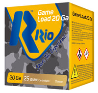 Rio Ammunition RC208 Game Load  20Gauge 2.75 Inch 1oz 8Shot 25 Per Box/10 Case | 8435101623346