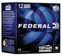 TOP GUN 12GA 2.75 1OZ 7.5 1250FPS 25/BXTop Gun Shotshells 12 GA 23/4 Inch 7.5 Shot 1250 FPS 25/BX Even the mostchallenging targets are no match for consistent, hardhitting Federal Top Gun. The loads highquality lead shot produce even patterns that crush clayshe loads highquality lead shot produce even patterns that crush clays | 12GA | 604544646450
