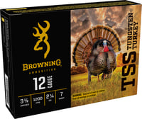 Browning Ammo B193921247 TSS Tungsten Turkey 12Gauge 3.50 Inch 2 1/4oz Tungsten 7Shot 5 Per Box/10 Case | 020892024861