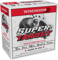 Winchester Ammo TRGT11507 Super-Target Light Target 12Gauge 2.75 Inch 1oz 7.5Shot 25 Per Box/10 Case | 020892025103