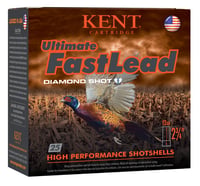Kent Cartridge K122UFL365 Ultimate Fast Lead 12Gauge 2.75 Inch 1 1/4oz 5Shot 25 Per Box/10 Case Worn Missing 1 | 12GA | 656308402253