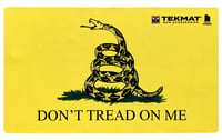 TekMat TEK42TREAD Dont Tread on Me Door Mat Black/Yellow Rubber 42 Inch Long Snake/ InchDont Tread On Me Inch | 612409974105