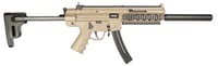 GSG GSG215GERGGSG1622T GSG16  Full Size 22 LR 221 16.25 Inch Black Tan Polymer Receiver Black Collapsible w/Storage Compartment Stock Right Hand | .22 LR | 819644025139