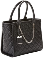 BULLDOG CONCEALED CARRY PURSE QUILTED TOTE STYLE BLACK | 672352012040