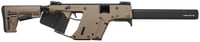 Kriss USA KV45CFD22 Vector CRB G2 45 ACP 101 16 Inch Black Barrel Shroud, FDE Rec  Fixed Stock, Black California Paddle Grip, Flip Up Sights | .45 ACP | 810237023259