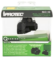iProtec 6117 SCG RailMounted Green Laser QSeries Black Compact/ Subcompact Pistols | 645397929666