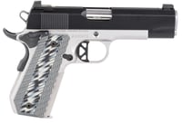 Dan Wesson 01825 VBob  45 ACP 81 4.25 Inch Stainless Match Grade Barrel, Blued Serrated Stainless Steel Slide, Stainless Steel Frame w/Beavertail, Black/Gray G10 Grip, Ambidextrous | .45 ACP | 806703018256