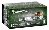 Remington Subsonic Rimfire Ammunition .22 LR 40gr HP 1050 fps 50/ct | .22 LR | 047700000206