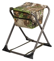 Hunters Specialties 07280 Dove Stool  Steel Legs w/Realtree Xtra Green Polyester Seat w/o Back | 021291072804