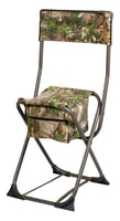 Hunters Specialties 07281 Dove Chair  with Back Steel Legs w/Realtree Xtra Green Polyester Seat w/Back | 021291072811