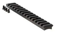 Ruger 90671 Picatinny Rail  Black Anodized Aluminum Fits Ruger American Rifle Short Action | 736676906710