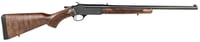 Henry H015450 Single Shot  450 Bushmaster Caliber with 1rd Capacity, 22 Inch Barrel, Overall Blued Metal Finish  American Walnut Stock, Right Hand Full Size  | .450 BUSHMASTER | 619835400246