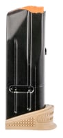 FN 20100378 509 Compact 10rd Extended Floorplate 9mm Luger Black/Flat Dark Earth Steel | 9x19mm NATO | 845737010362
