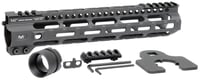 Midwest Industries MICRLW105 Combat Lightweight AR15 Black Hardcoat Anodized Aluminum/Polymer 10.50 Inch Picatinny/MLOK | 812102032205