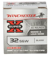 Winchester Ammo 32BL2PW Super X Blank 32 SW 50 Per Box/ 100 Case  | .32 SW | 020892227675